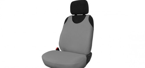 Universal-Sitzbezüge aus Jersey, 2er-Pack, aus reiner Baumwolle, hellgrau