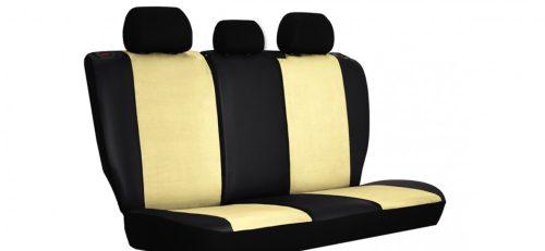 CHEVROLET Aveo Universeller Sitzbezug GT8 premium Alcantara und Eco leder Kombination beige schwarz in Farbe