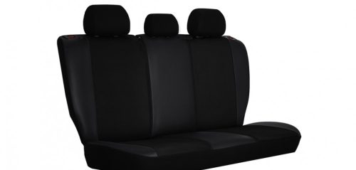 NISSAN Almera (I, II) Universeller Sitzbezug GT8 premium Alcantara und Eco leder Kombination schwarz rot in Farbe