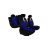 Univerzális Üléshuzat GT8 prémium Alcantara és Eco bőr kombináció kék fekete színben