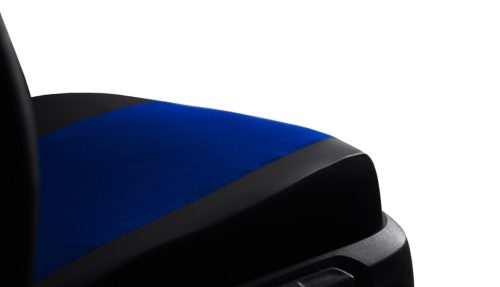 CHEVROLET Aveo Universeller Sitzbezug GT8 premium Alcantara und Eco leder Kombination blau schwarz in Farbe