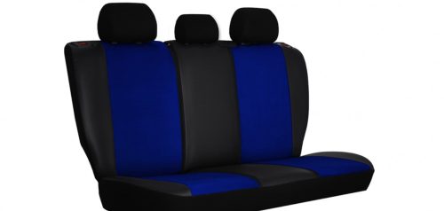 CHEVROLET Aveo Universeller Sitzbezug GT8 premium Alcantara und Eco leder Kombination blau schwarz in Farbe