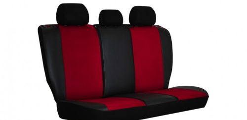 CHEVROLET Aveo Universeller Sitzbezug GT8 premium Alcantara und Eco leder Kombination rot schwarz in Farbe