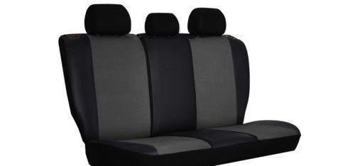 CHEVROLET Aveo Universeller Sitzbezug GT8 premium Alcantara und Eco leder Kombination hellgrau schwarz in Farbe