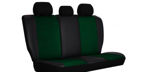 CHEVROLET Aveo Universeller Sitzbezug GT8 premium Alcantara und Eco leder Kombination grün schwarz in Farbe