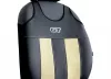Universal Jersey-Sitzbezüge (Paar) GT Premium Eco Leder Beige Schwarz