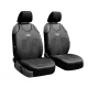 Universal-Jersey-Sitzbezüge, Paar, GT Premium Eco-Leder in Schwarz