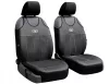 Universal-Jersey-Sitzbezüge (Paar) GT Premium Eco-Leder und Alcantara in Schwarz