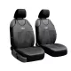 Universal-Jersey-Sitzbezüge (Paar) GT Premium Eco-Leder und Alcantara in Schwarz