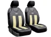 Universal-Jersey-Sitzbezugpaar GT Premium-Eco-Leder und Alcantara in Beige-Schwarz