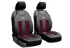 Universal-Jersey-Sitzbezüge (Paar) aus GT Premium Eco-Leder in Kastanienschwarz