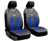 Universal-Jersey-Sitzbezüge (Paar) aus GT Premium Eco-Leder in Blau-Schwarz