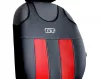 Universal Jersey-Sitzbezüge (Paar) GT Premium Eco Leder rot schwarz