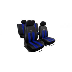   CHEVROLET Aveo Universeller Sitzbezug GT premium Alcantara und Eco leder Kombination blau schwarz in Farbe