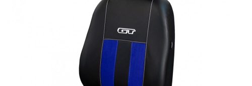 CHEVROLET Aveo Universeller Sitzbezug GT premium Alcantara und Eco leder Kombination blau schwarz in Farbe