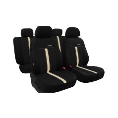   MERCEDES 190 Univerzális Üléshuzat GTR Eco bőr fekete bézs színben