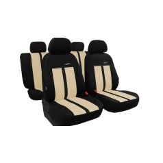   MERCEDES 190 Univerzális Üléshuzat GTR Eco bőr bézs fekete színben