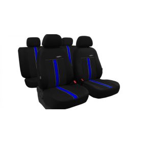   CHEVROLET Aveo Universeller Sitzbezug GTR Eco leder schwarz blau in Farbe