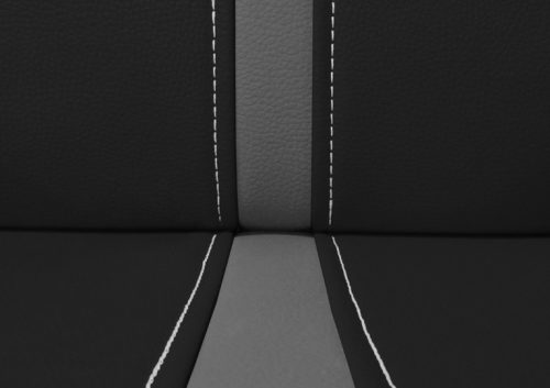 CHEVROLET Aveo Universeller Sitzbezug GTR Eco leder schwarz grau in Farbe