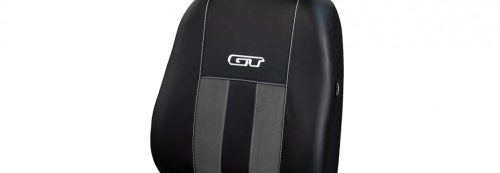 SUZUKI Ignis (I, II) Universeller Sitzbezug GT premium Alcantara und Eco leder Kombination dunkelgrau schwarz in Farbe