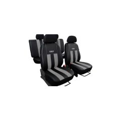   SKODA Octavia (I) Univerzális Üléshuzat GT prémium Alcantara és Eco bőr kombináció világosszürke fekete színben