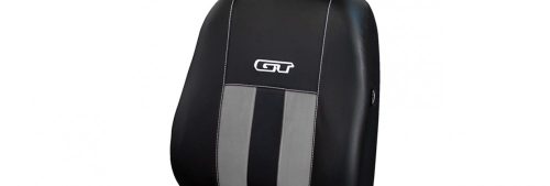 CHEVROLET Aveo Universeller Sitzbezug GT premium Alcantara und Eco leder Kombination hellgrau schwarz in Farbe