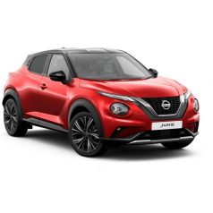   Üléshuzat Nissan Juke II elülső pár egyedi GT prémium Alcantara és Eco bőr kombináció téglavörös színben