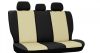 CHEVROLET Aveo Universeller Sitzbezug Pelle Eco leder beige schwarz in Farbe