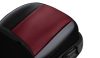 CHEVROLET Aveo Universeller Sitzbezug Pelle Eco leder bordeauxrot schwarz in Farbe
