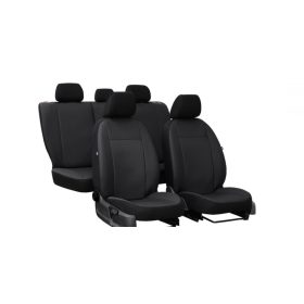   CHEVROLET Aveo Universeller Sitzbezug Pelle Eco leder schwarz schwarz in Farbe