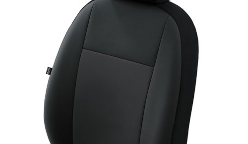 NISSAN Almera (I, II) Universeller Sitzbezug Pelle Eco leder schwarz schwarz in Farbe