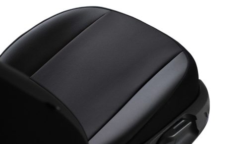 NISSAN Almera (I, II) Universeller Sitzbezug Pelle Eco leder schwarz schwarz in Farbe