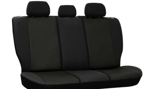 NISSAN Almera (I, II) Universeller Sitzbezug Pelle Eco leder schwarz schwarz in Farbe