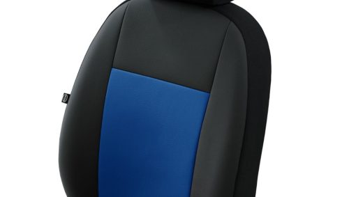 CHEVROLET Aveo Universeller Sitzbezug Pelle Eco leder blau schwarz in Farbe