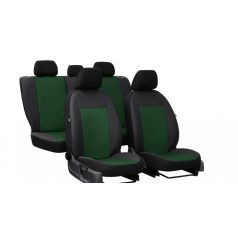  TOYOTA Avensis (I, II) Univerzális Üléshuzat Pelle Eco bőr zöld fekete színben