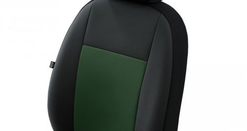 CHEVROLET Aveo Universeller Sitzbezug Pelle Eco leder grün schwarz in Farbe