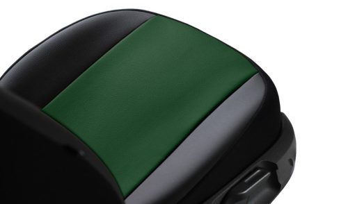 CHEVROLET Aveo Universeller Sitzbezug Pelle Eco leder grün schwarz in Farbe