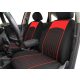 CHEVROLET Aveo Universeller Sitzbezug Quilted Polsterstoff rot in Farbe