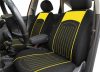 CHEVROLET Aveo Universeller Sitzbezug Quilted Polsterstoff gelb in Farbe