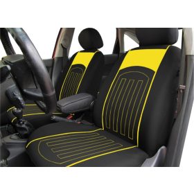   CHEVROLET Aveo Universeller Sitzbezug Quilted Polsterstoff gelb in Farbe