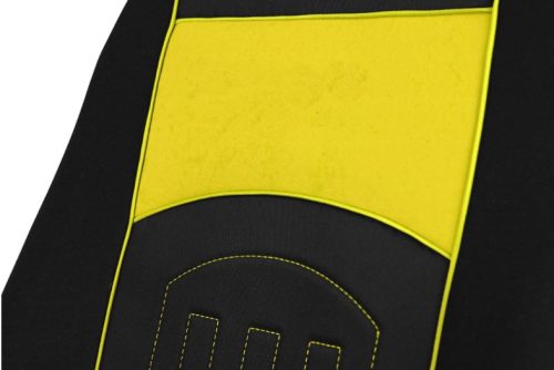 CHEVROLET Aveo Universeller Sitzbezug Quilted Polsterstoff gelb in Farbe