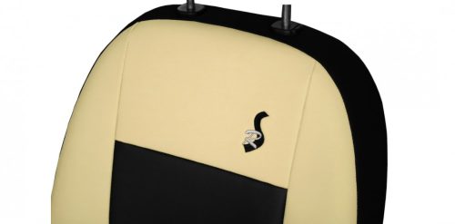 CHEVROLET Aveo Universeller Sitzbezug Road Eco leder beige schwarz in Farbe