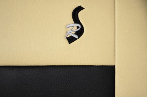 CHEVROLET Aveo Universeller Sitzbezug Road Eco leder beige schwarz in Farbe