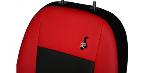 CHEVROLET Aveo Universeller Sitzbezug Road Eco leder rot schwarz in Farbe