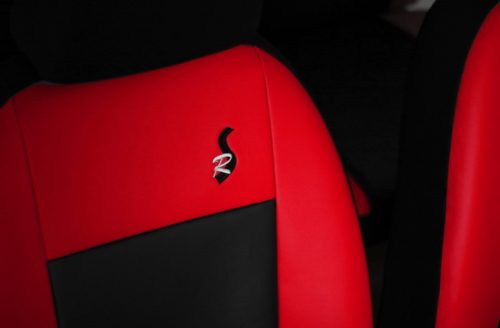CHEVROLET Aveo Universeller Sitzbezug Road Eco leder rot schwarz in Farbe