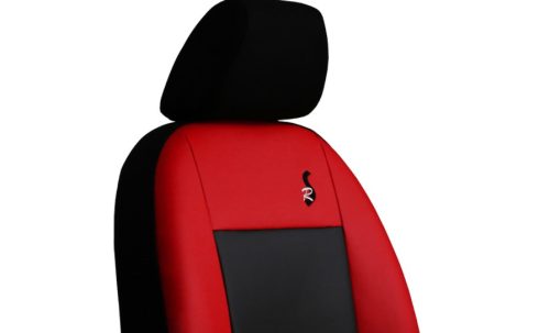 CHEVROLET Aveo Universeller Sitzbezug Road Eco leder rot schwarz in Farbe