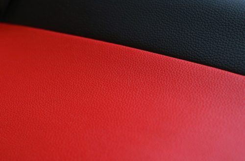 CHEVROLET Aveo Universeller Sitzbezug Road Eco leder rot schwarz in Farbe