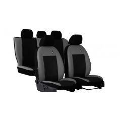   FIAT Albea (I, II) Univerzális Üléshuzat Road Eco bőr szürke fekete színben