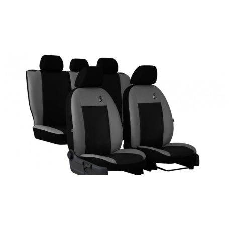 FIAT 125p Univerzális Üléshuzat Road Eco bőr szürke fekete színben
