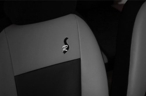 CHEVROLET Aveo Universeller Sitzbezug Road Eco leder grau schwarz in Farbe